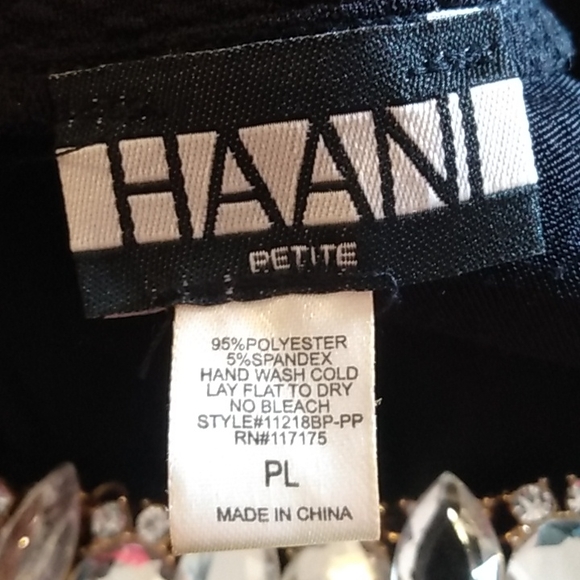 Haani Embellished Neck Dress LARGE PETITE - Picture 7 of 7